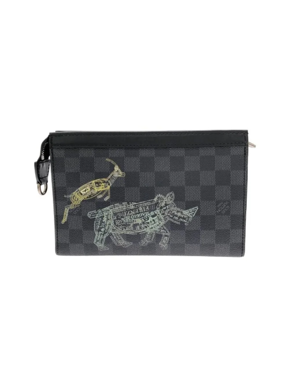 Louis Vuitton Damier Graphit Gaston Wearable Wallet Shoulder